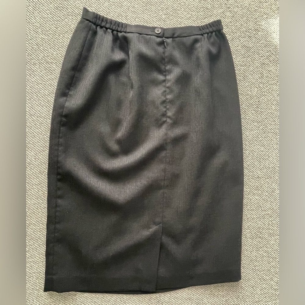 Worthington Gray Midi Pencil Skirt Work - Picture 6 of 16